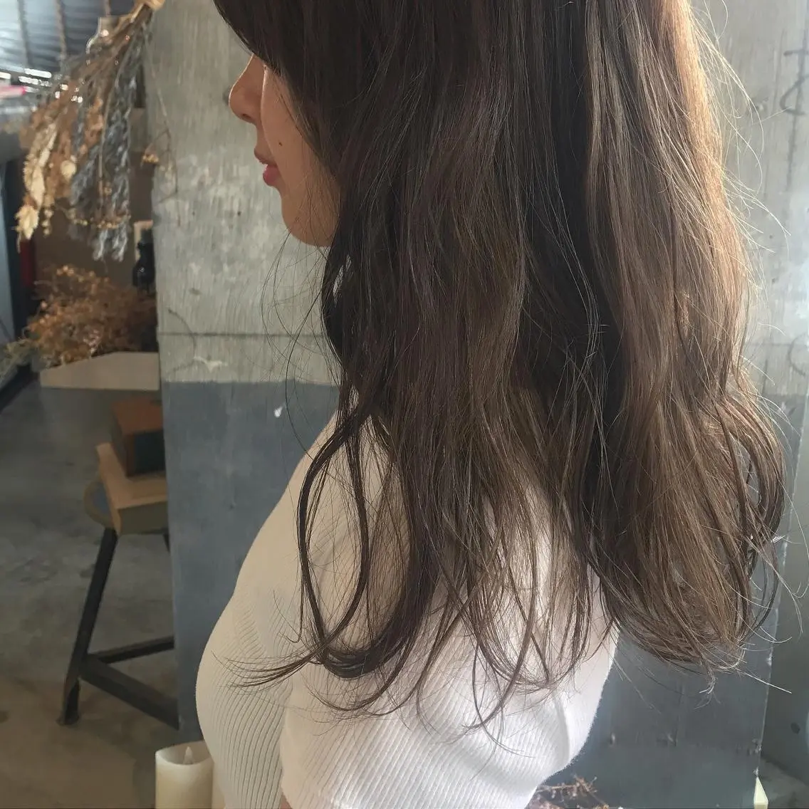 ロング kiyono ⭐︎ダブルカラーのヘアスタイル
