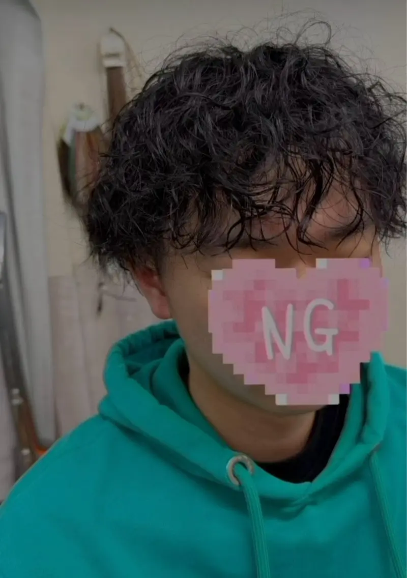 ショート パーマ 川本 葵のヘアスタイル
