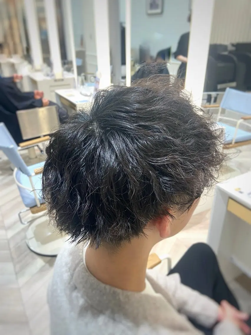 ミディアム ミディアムパーマ ✨垢抜け×大日イオン ×似合わせ井谷拓馬のヘアスタイル