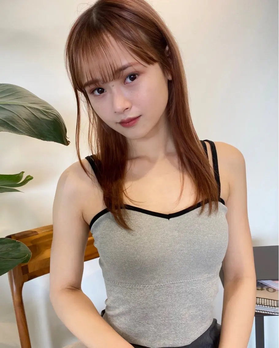 セミロング カラー 当日予約大歓迎💗 依田瑞希のヘアスタイル