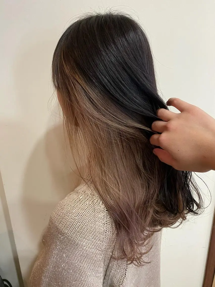 🌸全体カラー＆インナーカラー＆トリートメントの写真