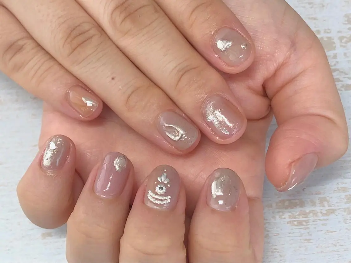 ネイル 𖡼 yumenoのネイルデザイン