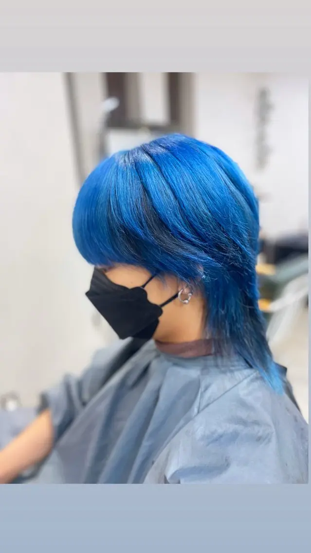 メンズ メンズウルフカット ウルフカット ヘアカラー RISE 我孫子/佐藤亮太のヘアスタイル