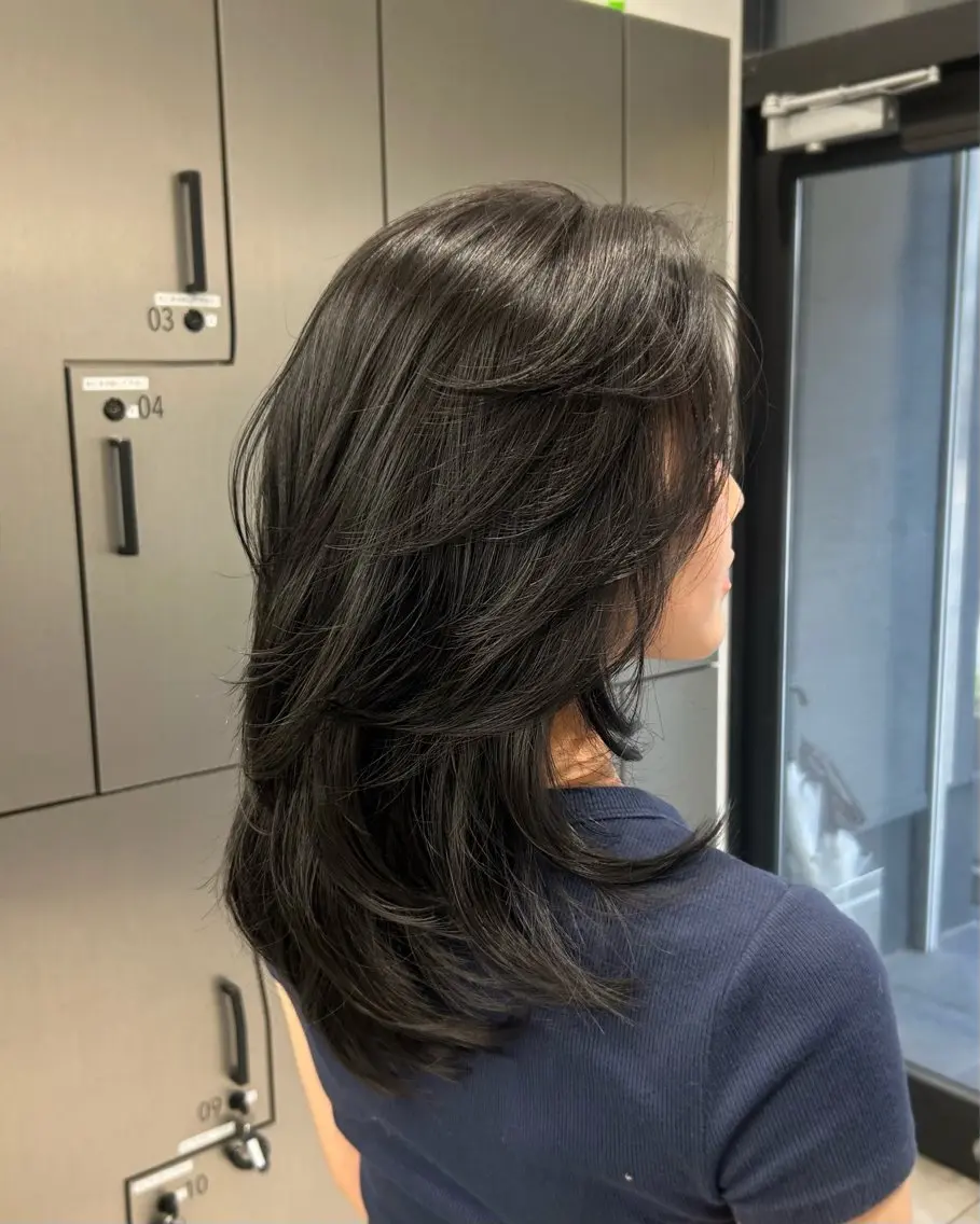 ロング レイヤーカット カット ヘアカラー トリートメント 大人レイヤー/艶美髪 🇺🇸TOMONAのヘアスタイル