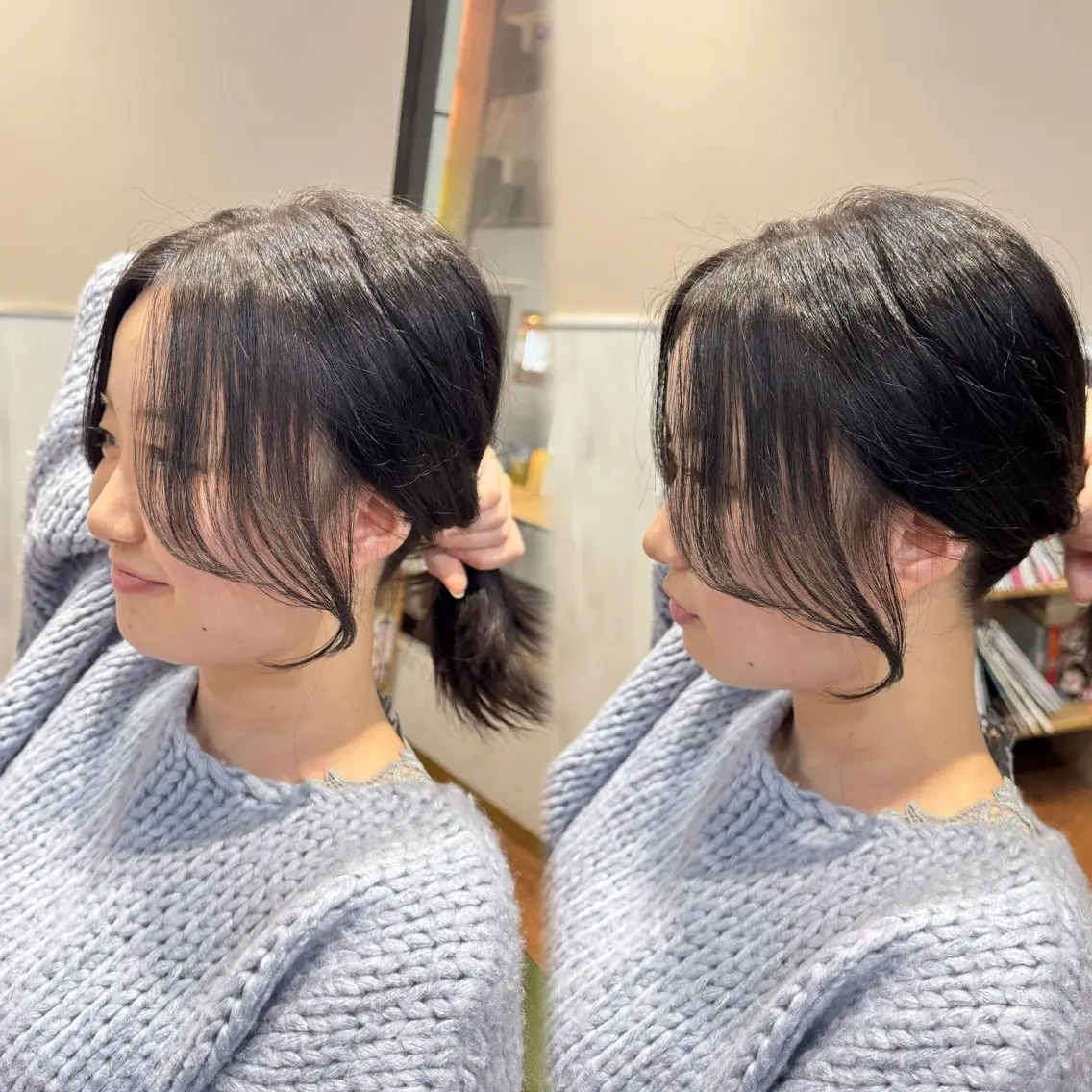 ミディアム カット ヘアカラー 【韓国レイヤー】 MITSUI🇰🇷のヘアスタイル