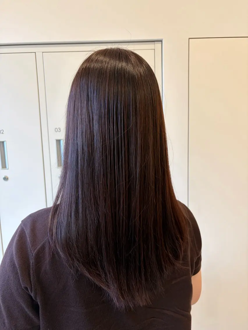 ロング カラー ブラウンカラー カット ヘアカラー トリートメント 澤田 華月のヘアスタイル
