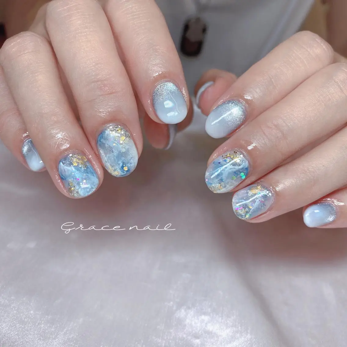 ネイル ハンドネイル ☆*。Grace Nail。*☆のネイルデザイン