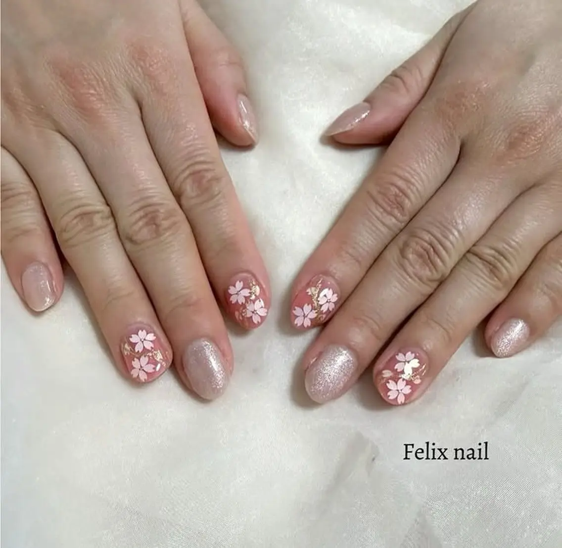 ネイル ハンドネイル Felix nail Aya🍬のネイルデザイン