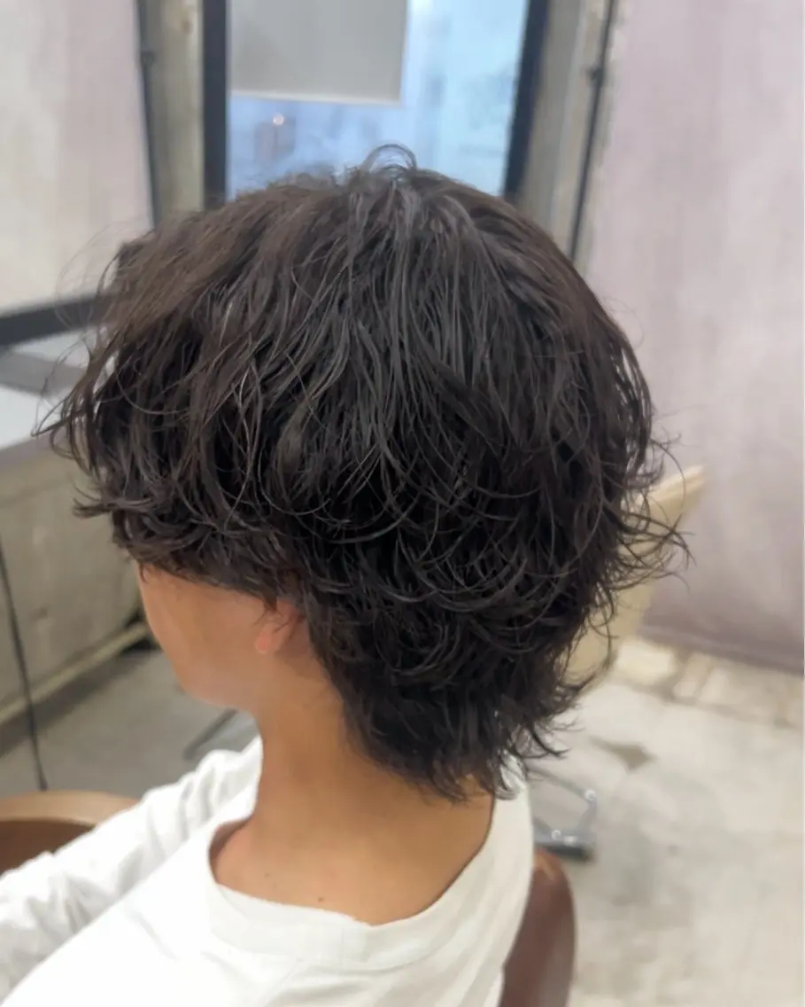 カラー パーマ メンズ カット パーマ メンズカット🐺 パーマ特化🔥舜のヘアスタイル