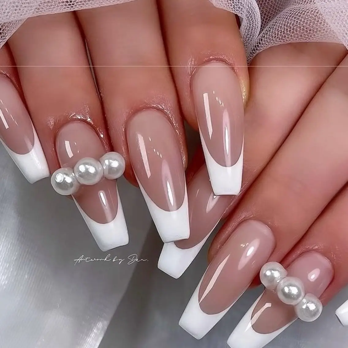 フレンチネイル💅🏻ベースカラー❌(オフあり)の写真