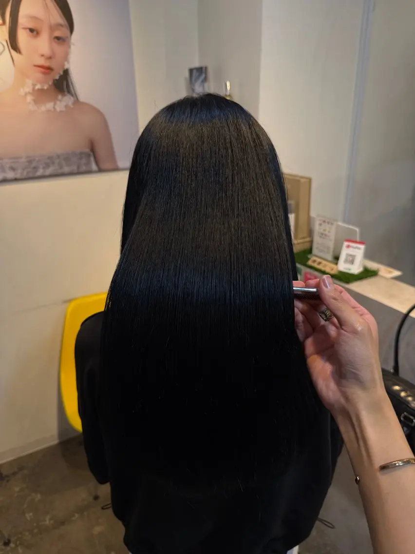 ロング カット ヘアカラー トリートメント 縮毛矯正/レイヤー カット⭐️SHOTAのヘアスタイル