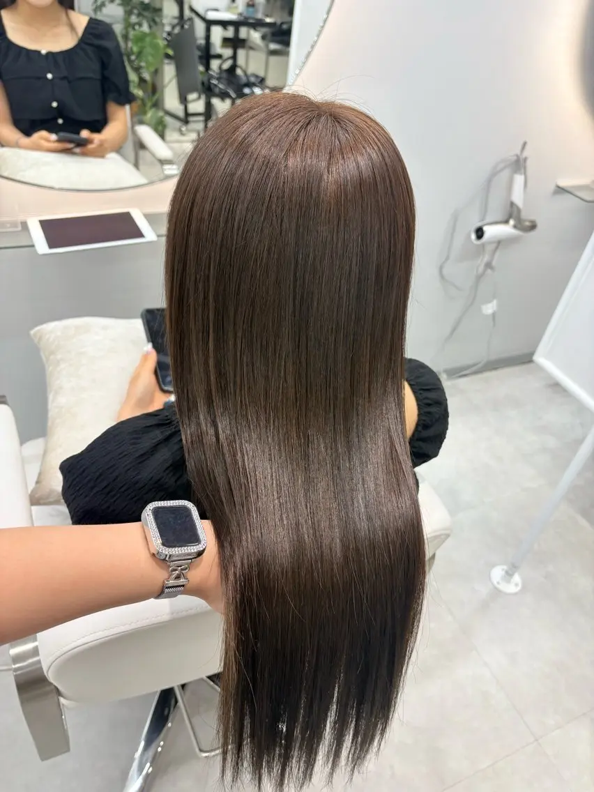 ロング ヘアカラー トリートメント 透明感カラー / 代官山🎀ねねのヘアスタイル