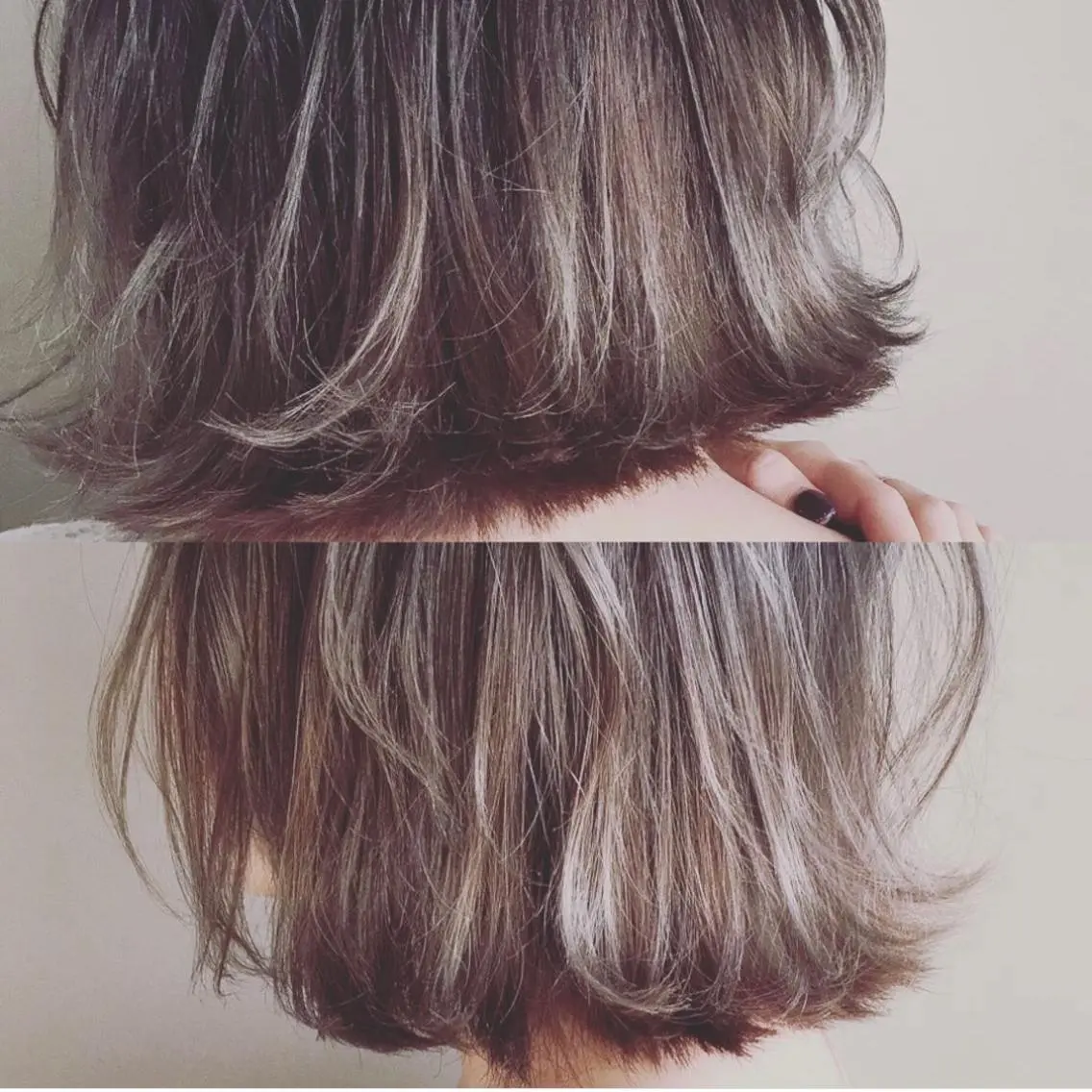 ミディアム カラー ヘアアレンジ ヘアカラー トリートメント marbles〻 chiharuのヘアスタイル