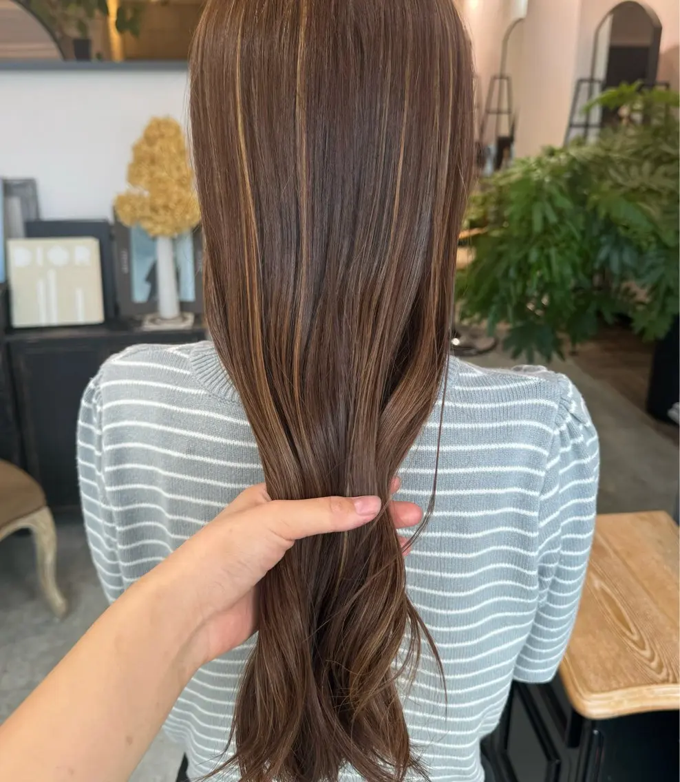 ロング カラー 大塚 愛実のヘアスタイル