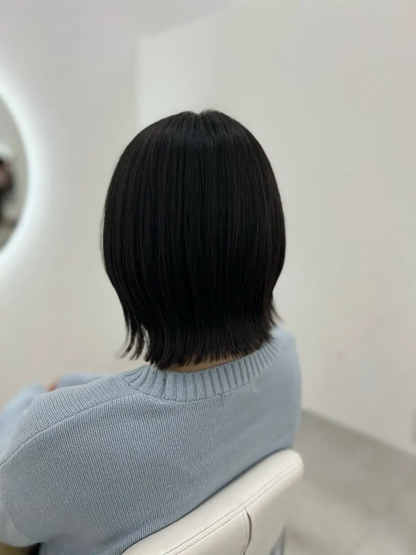 ショート カラー カット ヘアカラー トリートメント ✄﻿aini天王寺 ✄﻿ゆ乃のヘアスタイル