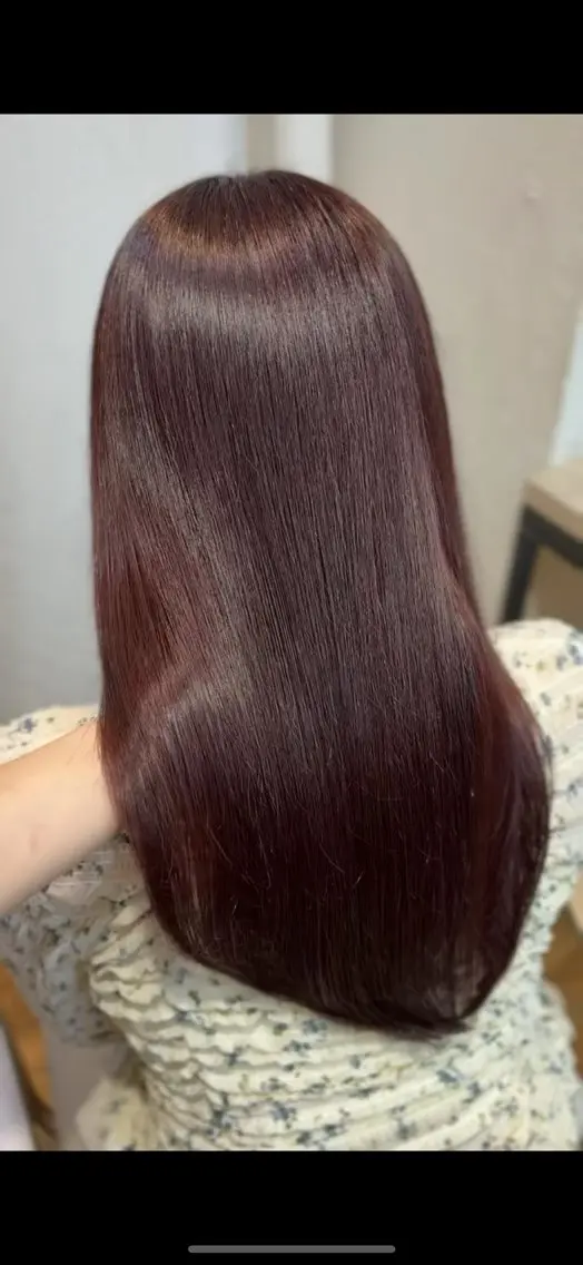ロング 艶髪🫧縮毛矯正 しみずりんねのヘアスタイル