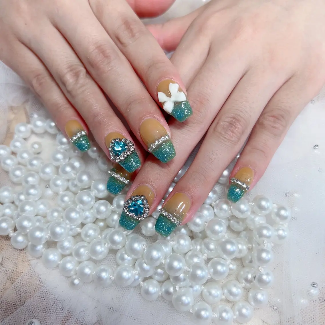 ネイル ハンドネイル M 🌷Nail 長さだし専門店のネイルデザイン