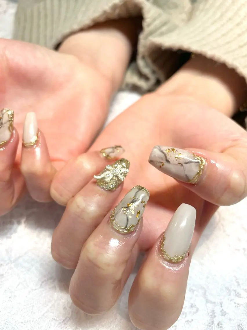 ネイル ハンドネイル Nail ヌシん家 AKANEのネイルデザイン