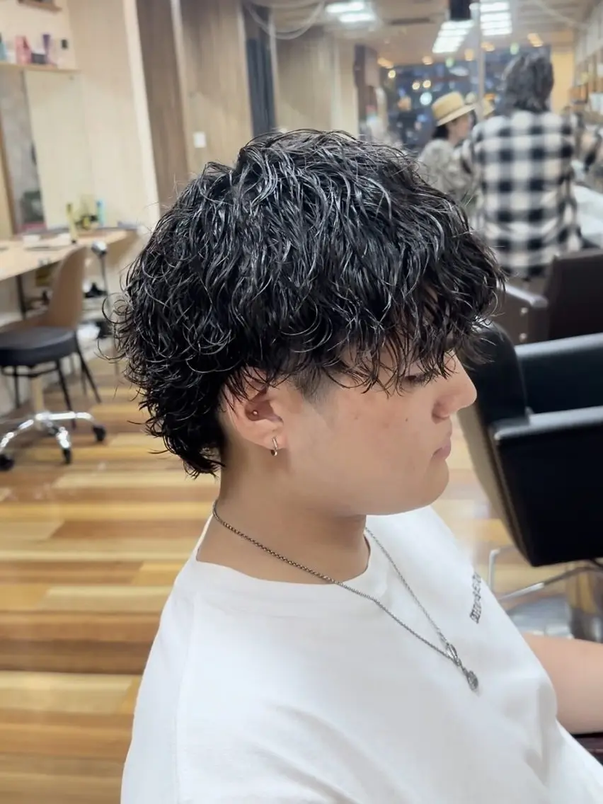 メンズカット(フェード×)+眉カットの写真