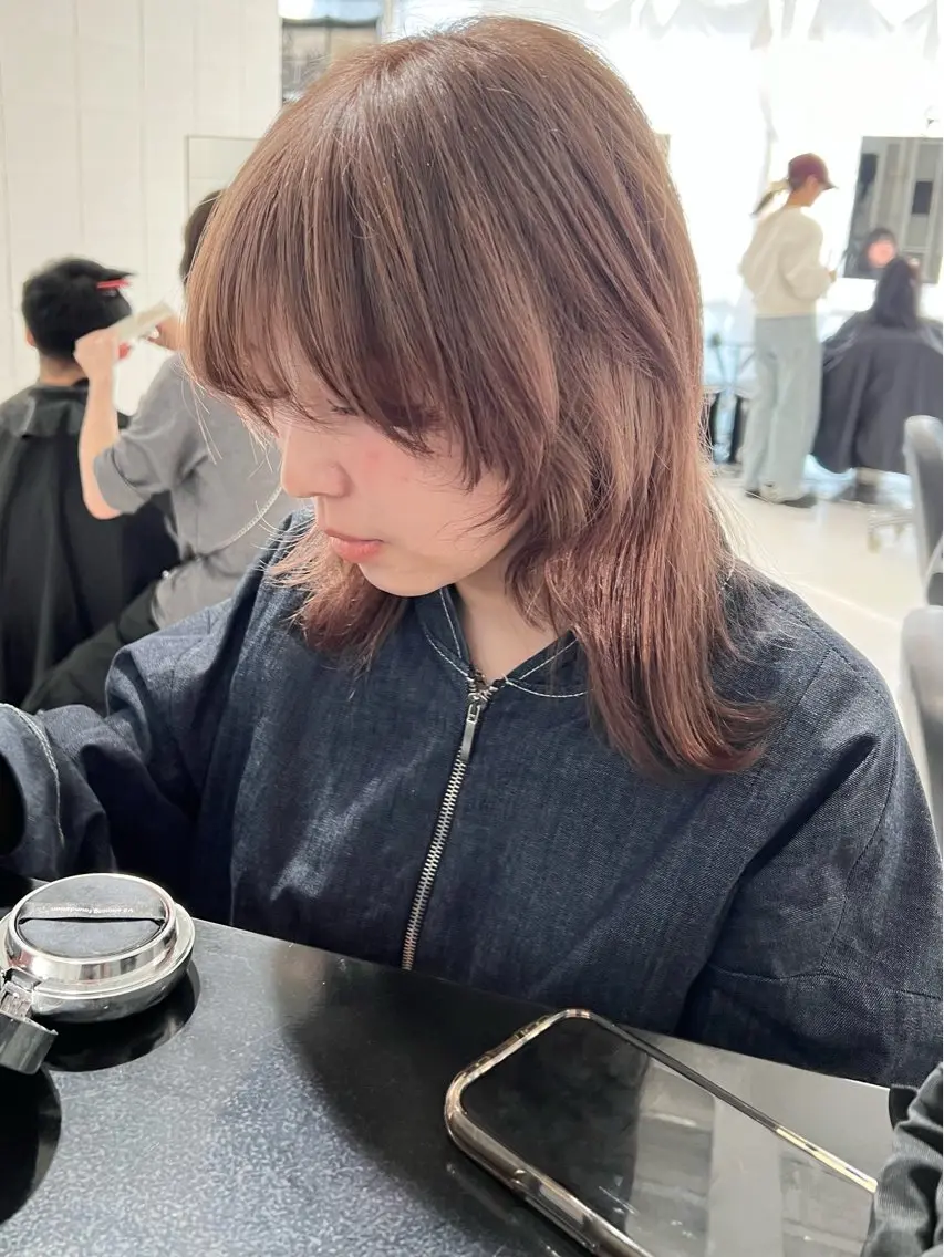 ミディアム カラー ヘアカラー トリートメント HARU//原宿🤍 リピート率NO.1のヘアスタイル