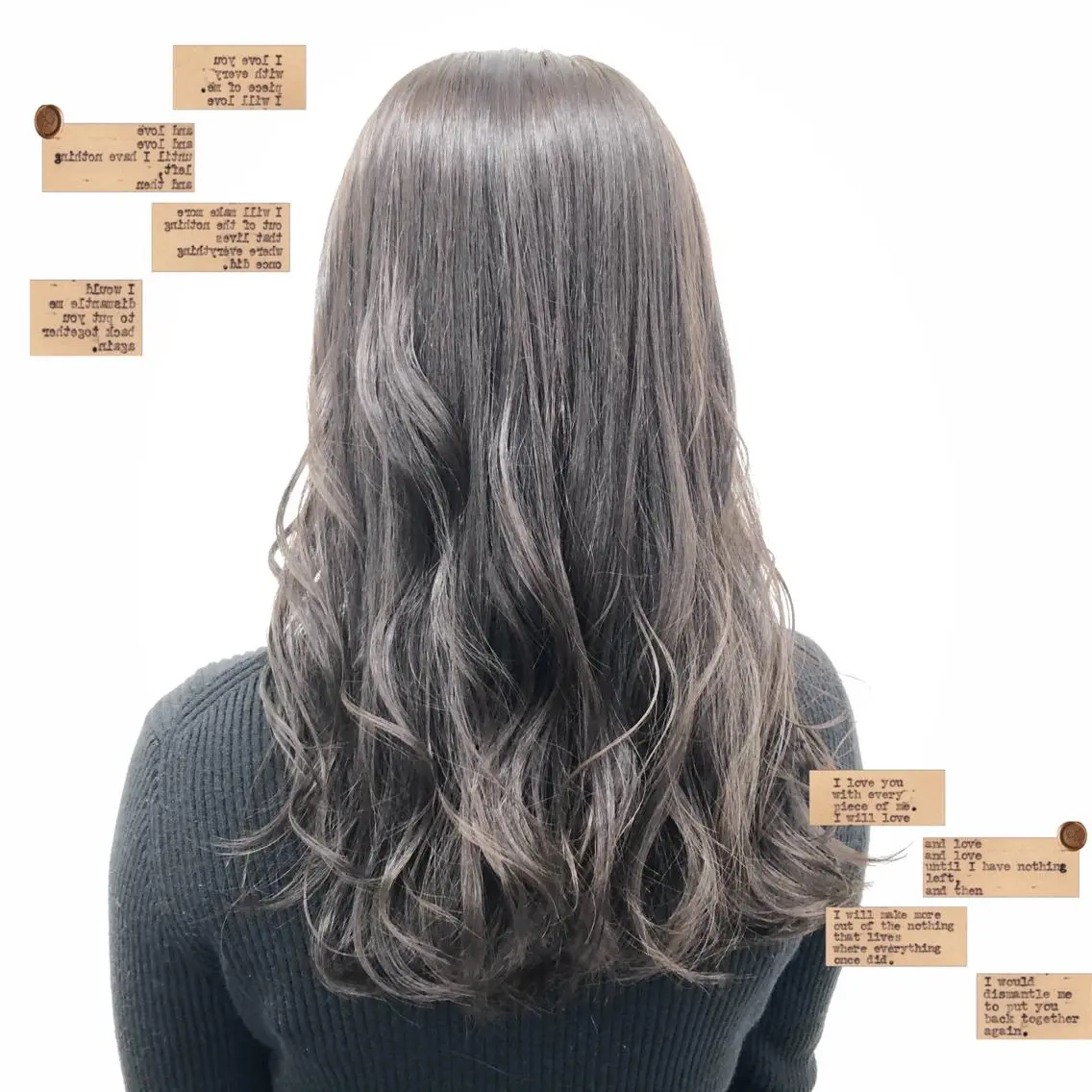 セミロング カラー パーマ ヘアアレンジ メンズ キッズ 上品＆韓国風 🥀海心🥀のヘアスタイル