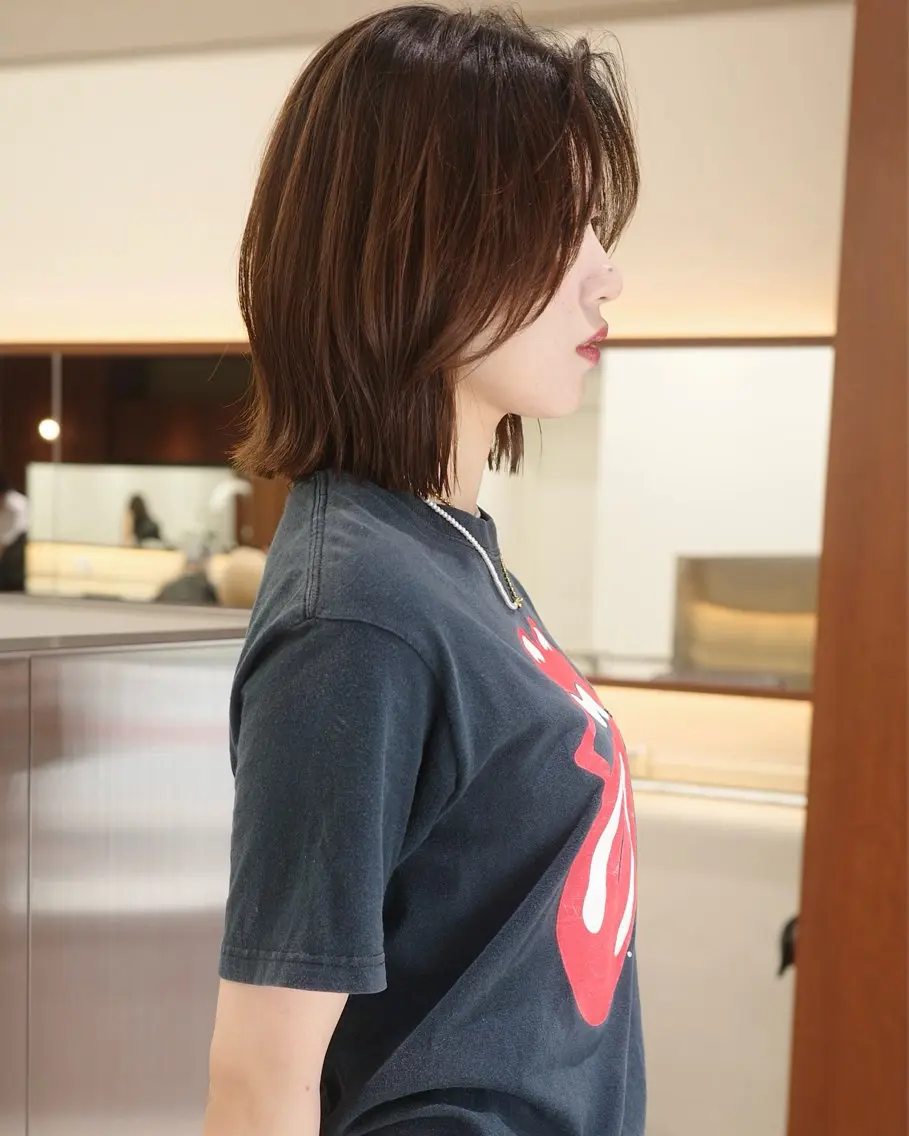 ヘアカラー+艶髪トリートメントの写真