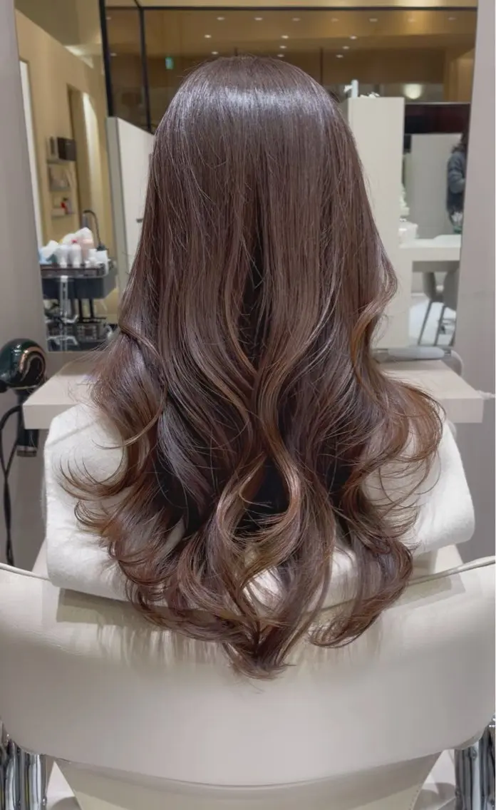 ロング カラー カット ヘアカラー トリートメント k-two top stylist 林原のヘアスタイル