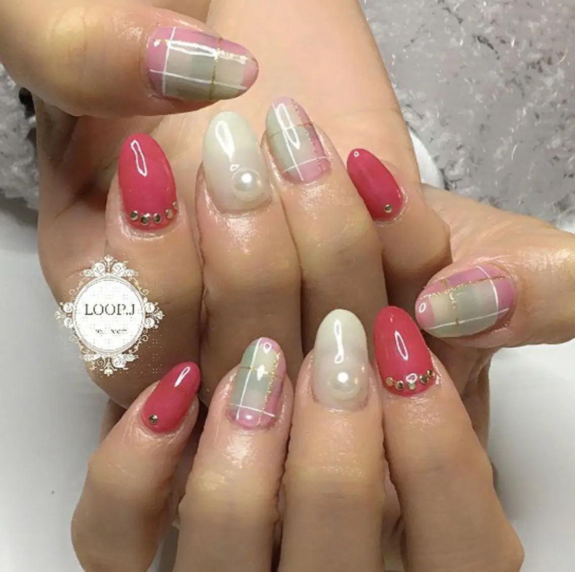 ネイル ハンドネイル おおくぼ めぐみのネイルデザイン