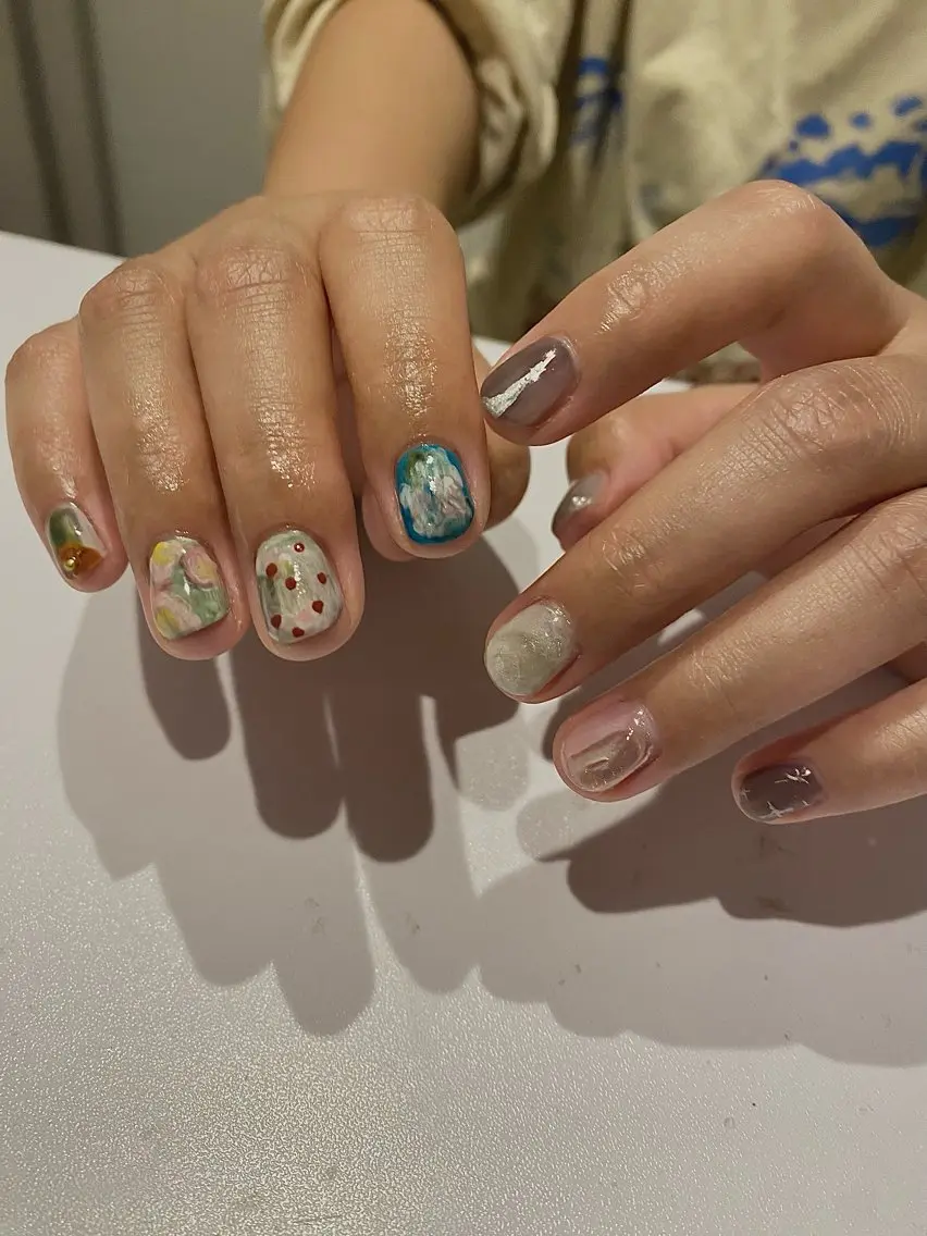 ネイル ハンドネイル tome much kyokaのネイルデザイン