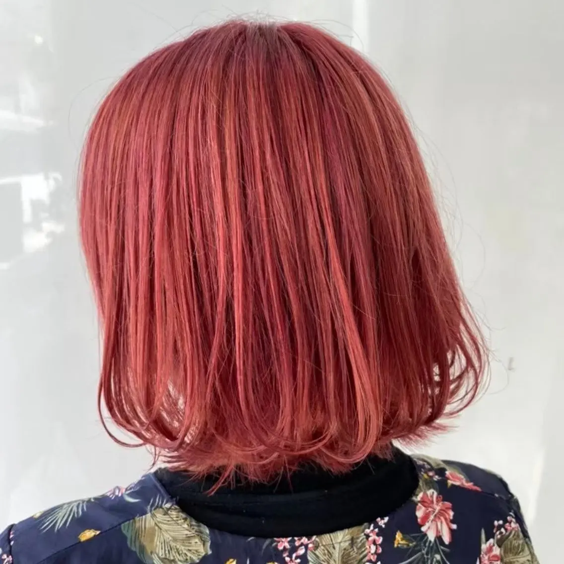 カラー ショート 縮毛矯正/ワンカラー モデル募集🫧羽夏のヘアスタイル