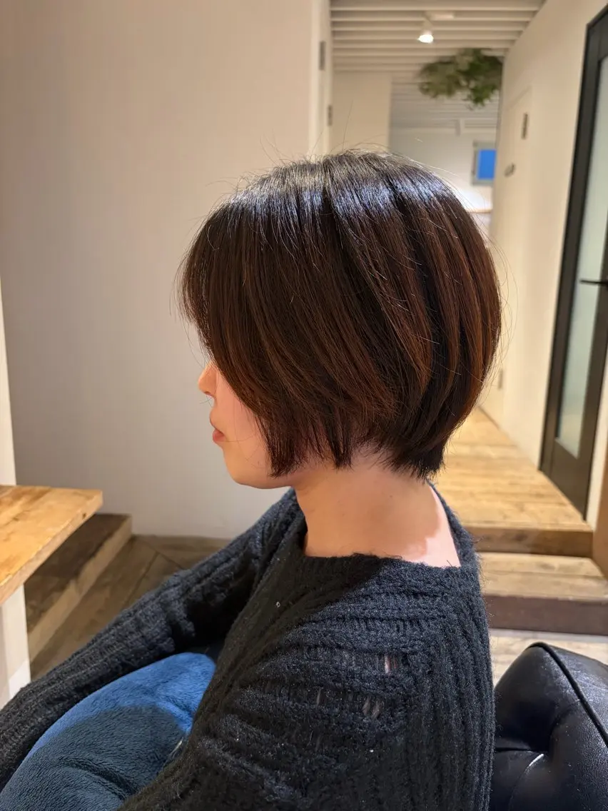 ショート 悠良/平塚店 似合わせ/透明感のヘアスタイル