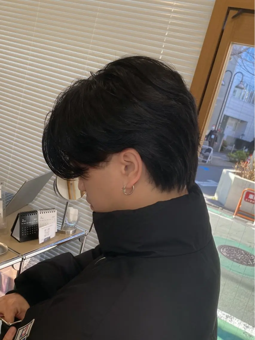 ショート パーマ メンズ カット パーマ メンズカット/ニュア ンスパーマkaitoのヘアスタイル