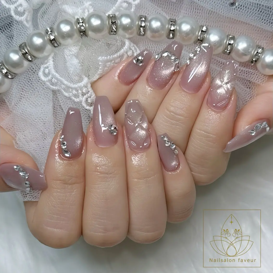 ネイル ハンドネイル Nailsalon faveurのネイルデザイン