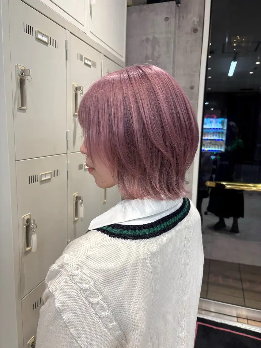 ショート カラー ヘアカラー トリートメント ヘアセット ハイトーンアレンジ 🦋🥀Shuriのヘアスタイル