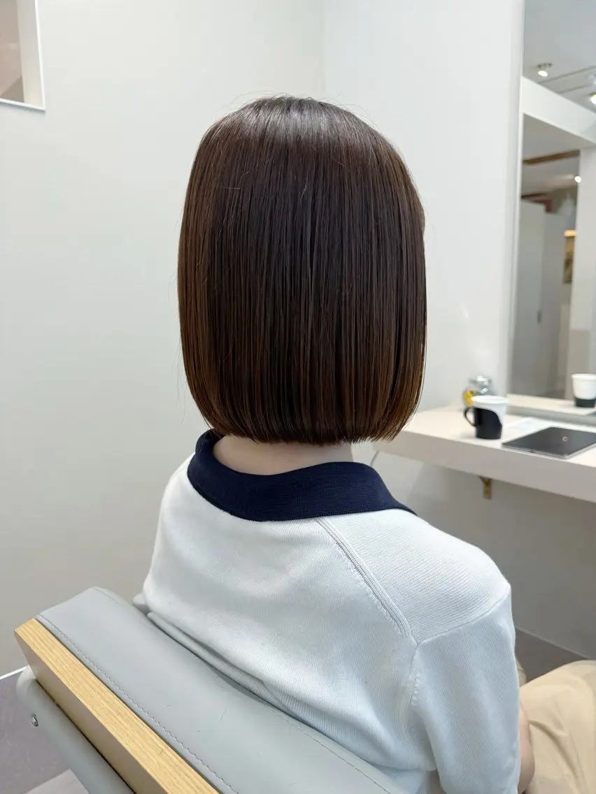 ショート カラー カット ヘアカラー トリートメント HIROKI ” ボブのヘアスタイル