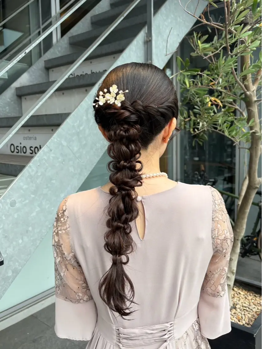 土日祝可ヘアセット🎀(カチモリ不可)の写真