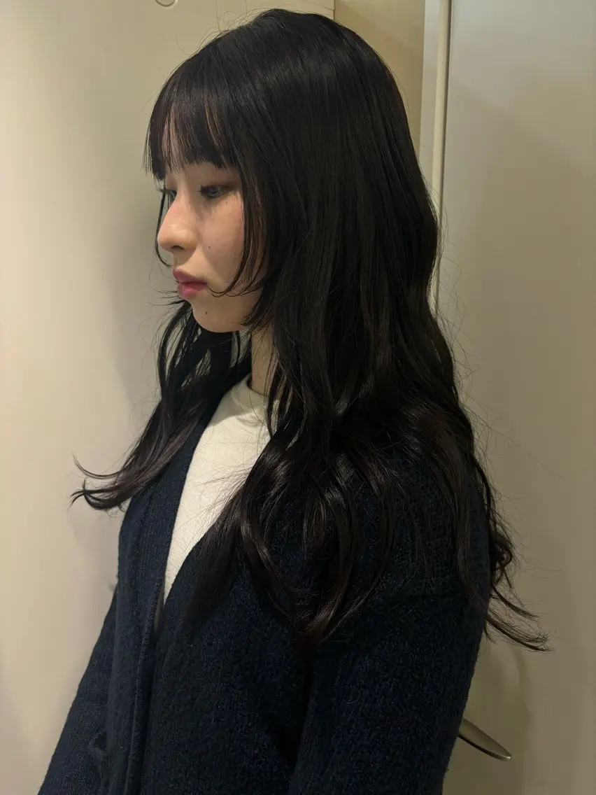 セミロング カラー ヘアアレンジ 💟Opus/ Mizuki🐕💟のヘアスタイル