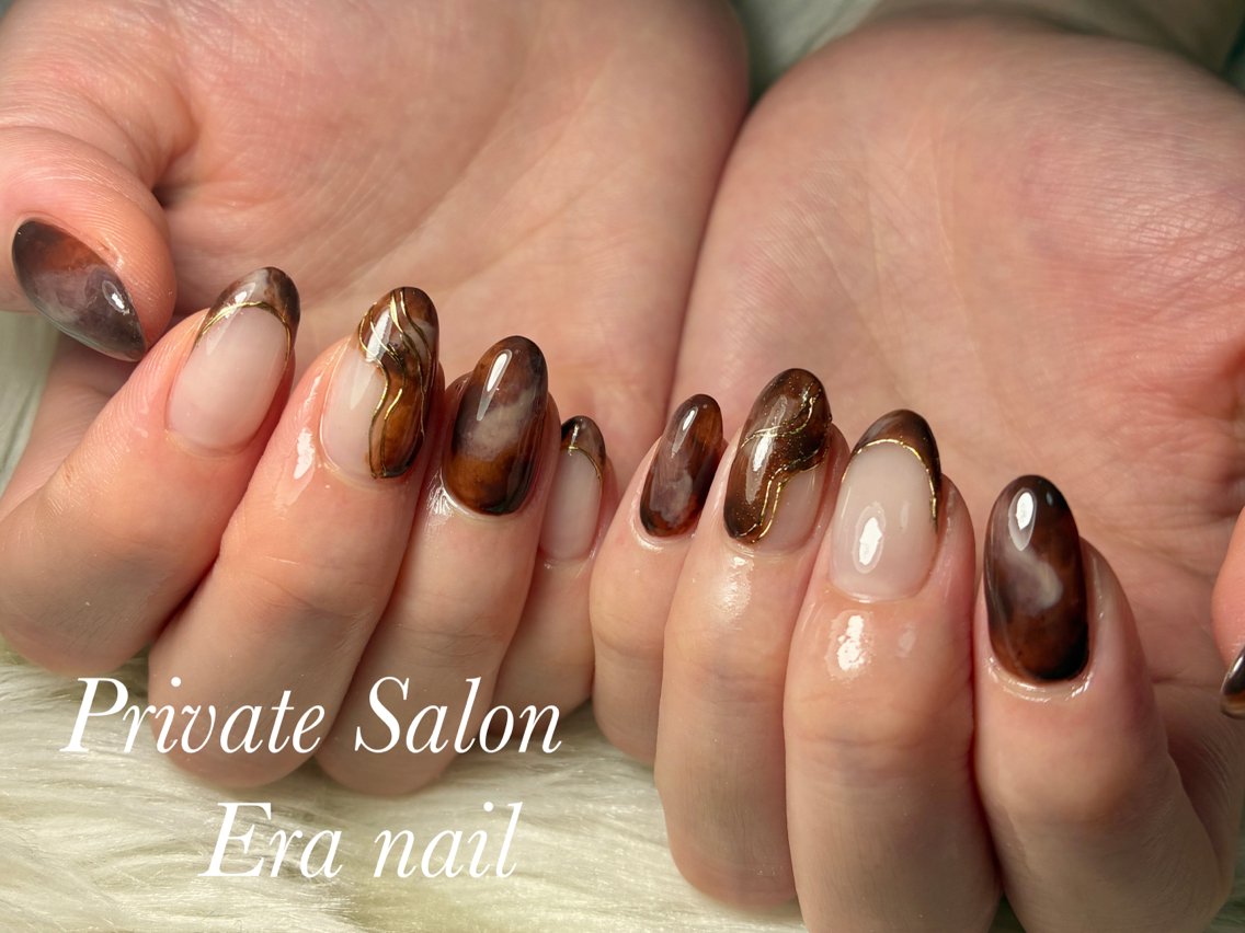 ネイル ニュアンスネイル ハンドネイル Era nailのネイルデザイン