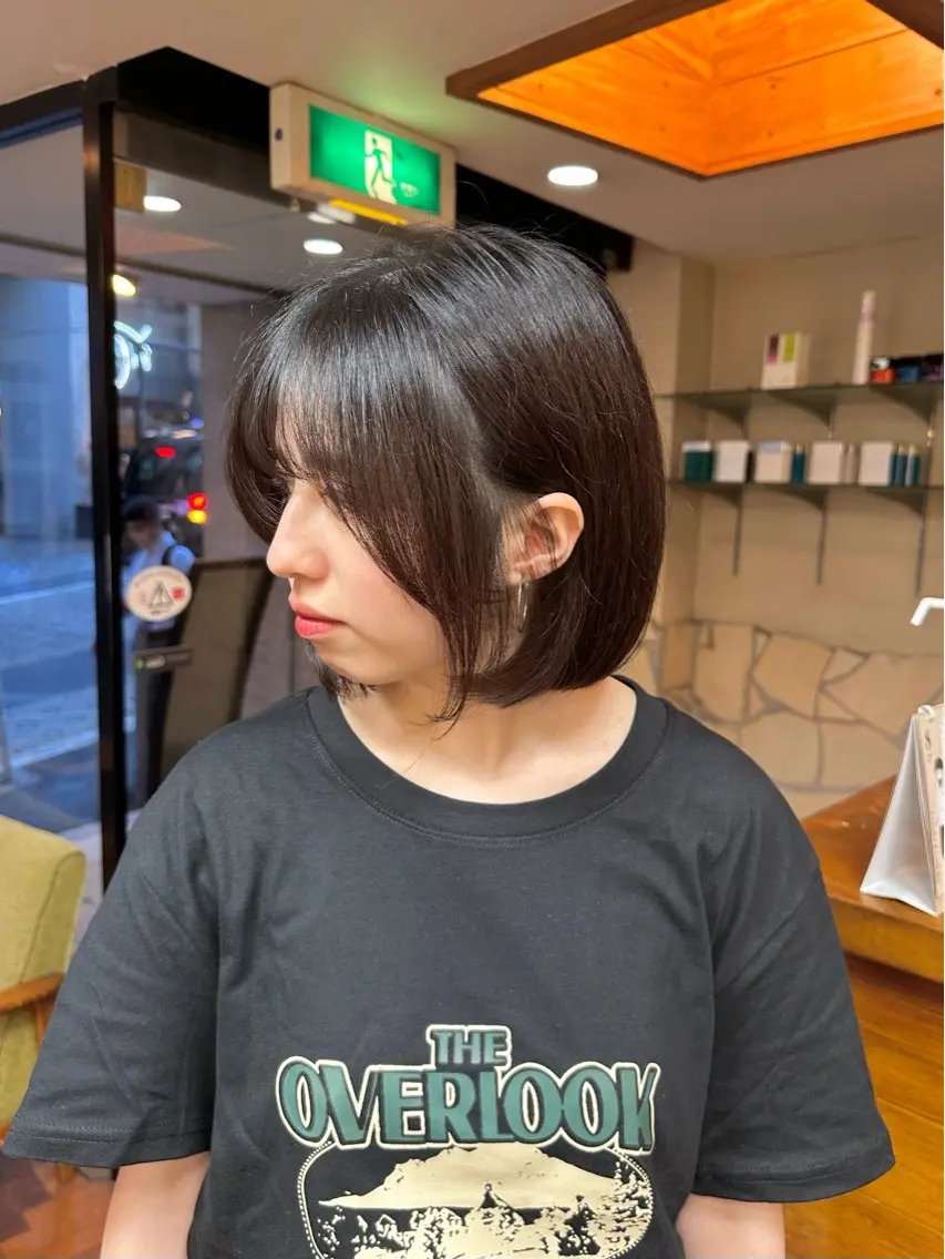 ショート 顔周りカット カット トリートメント 矢野 晃平のヘアスタイル
