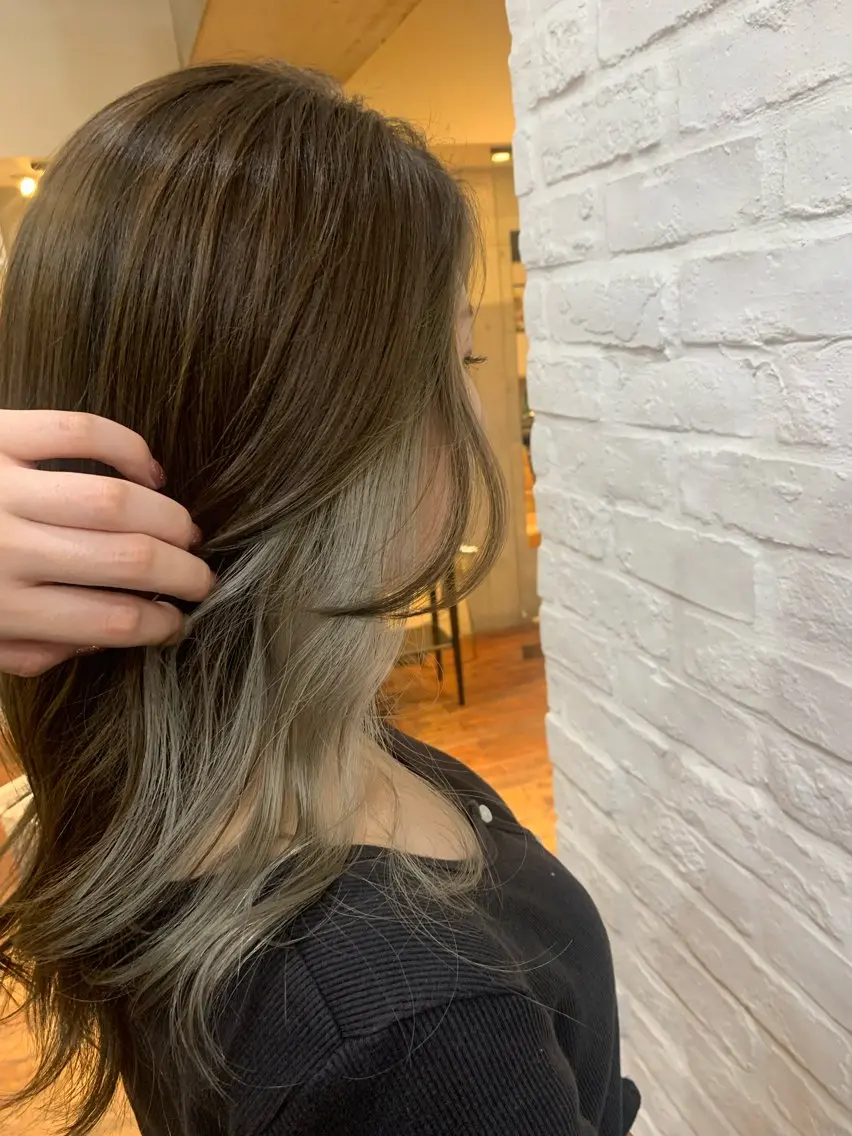 セミロング カラー ann/ 京都美容室のヘアスタイル
