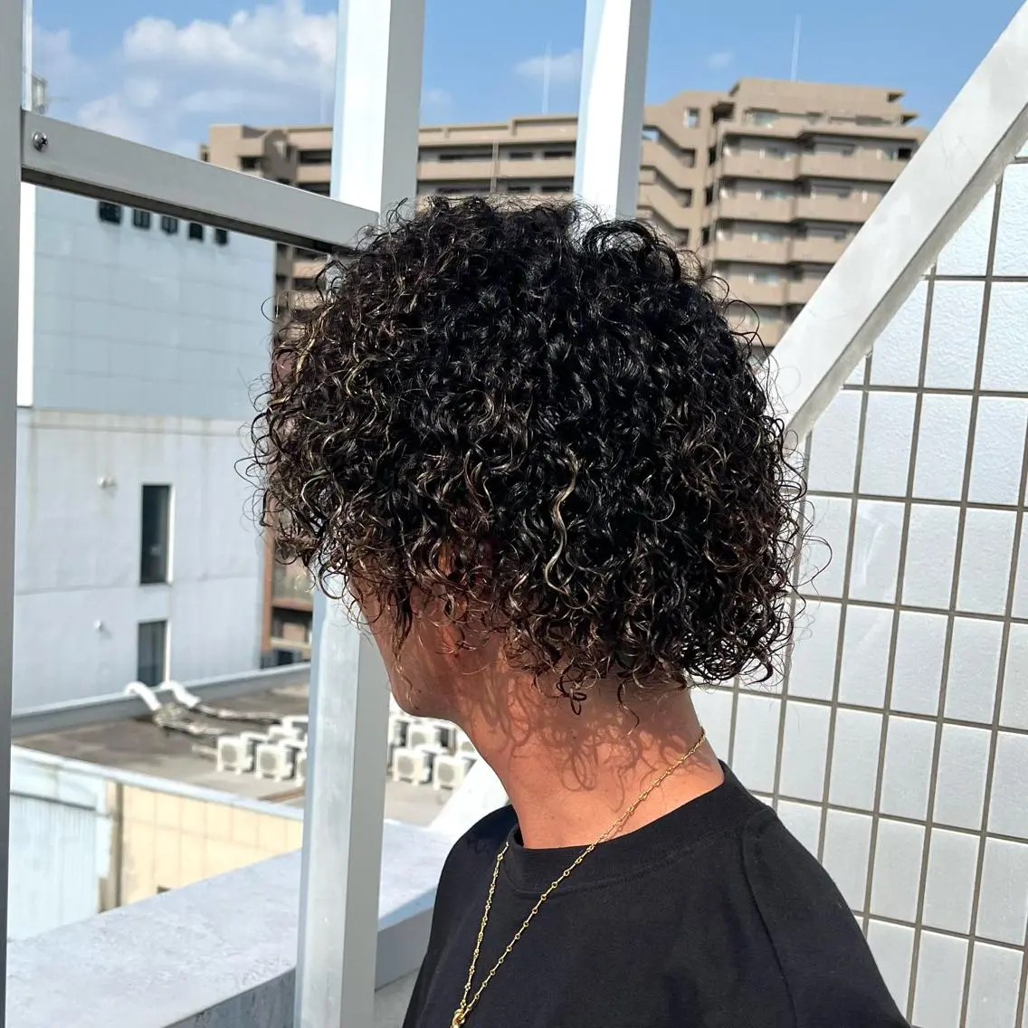 ミディアム ミディアムパーマ TIDEHAIR JUNYAのヘアスタイル