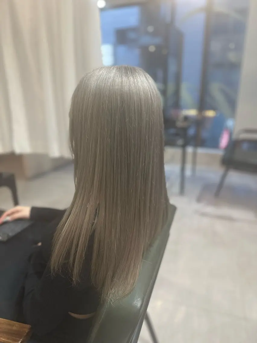 【4月限定】ブリーチ失敗・履歴修正OK✨ミルクティー/透明感カラー+髪質改善TRの写真