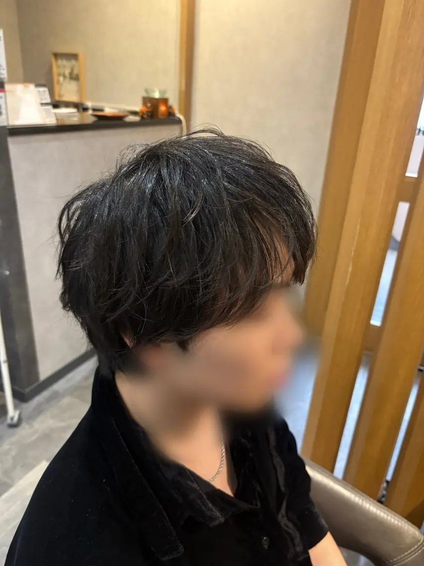 ショート ヘアアレンジ メンズ 水永 琴寧のヘアスタイル