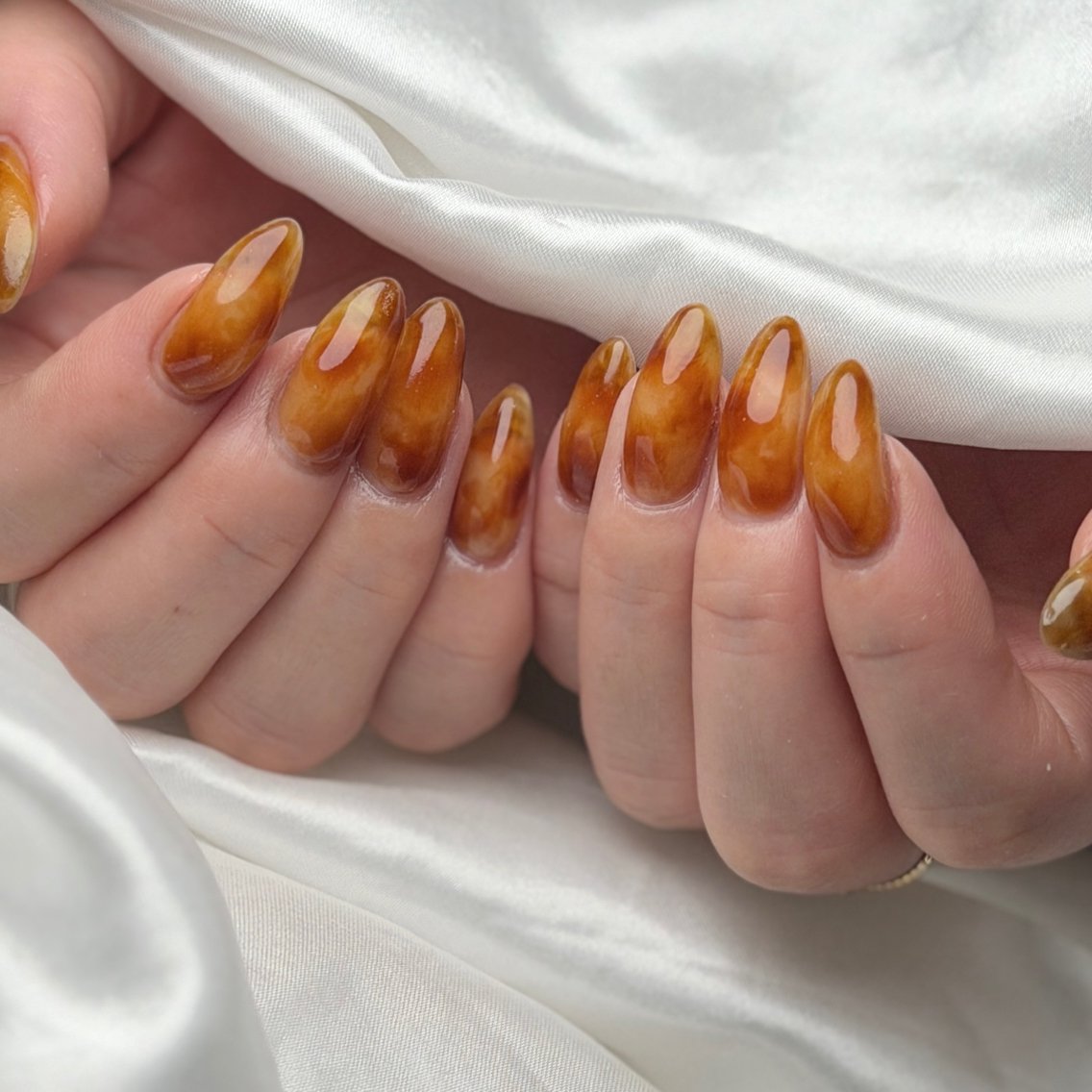 ネイル フレンチネイル マグネットネイル ミラーネイル ニュアンスネイル ワンカラーネイル ハンドネイル 【nailsalon LaMeL】岡崎のネイルデザイン