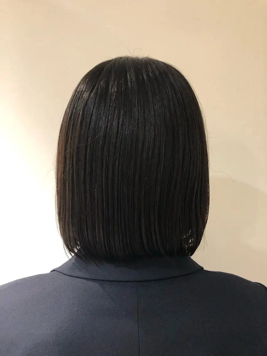 ショート ボブ くせ毛 soy kufu 川勝のヘアスタイル
