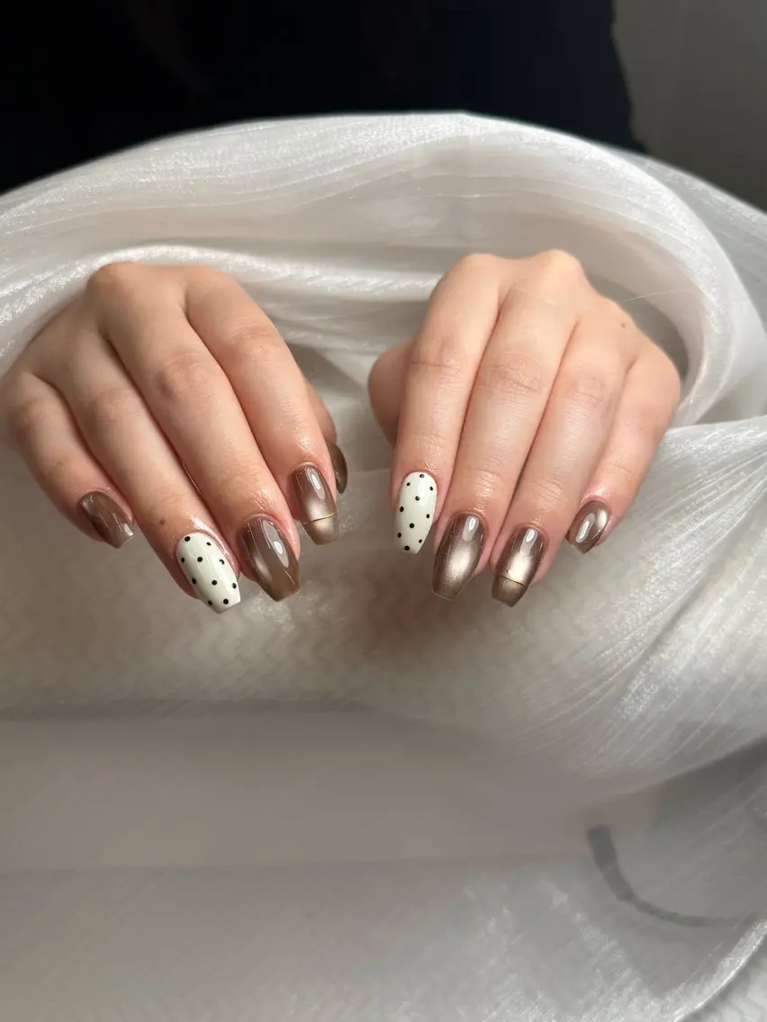 ネイル チークネイル フレンチネイル グラデーション 韓国ネイル マグネットネイル ハンドネイル Hana Nailのネイルデザイン