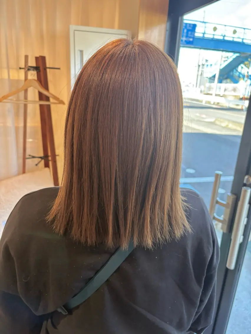 ミディアム トリートメント ヘアカラー トリートメント Time is mummyのヘアスタイル