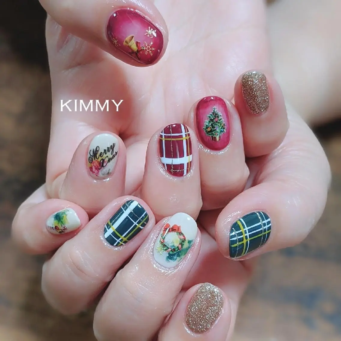 ネイル 持ち込み ハンドネイル kimmy nailsのネイルデザイン