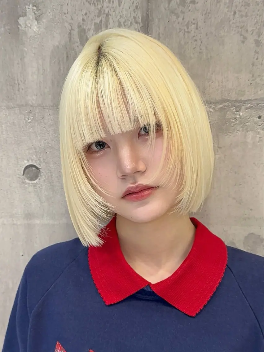 【💛リタッチのみ💛】ブリーチリタッチ➕カラーの写真