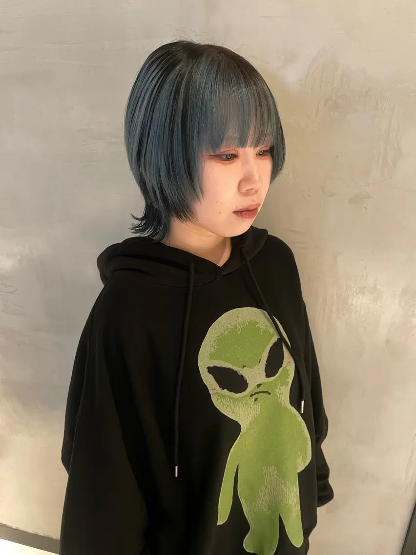 ショート カラー ブリーチ✧︎デザイン ゆうのヘアスタイル
